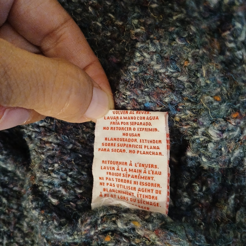 Ruby Rd. Gray Women's Sweater Sz L Open Front Chu… - image 5